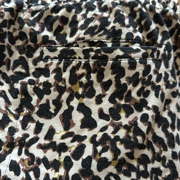 CABI # 5680 animal print Pivot Spotted Jogger modal cotton blend pants Sz S - Picture 10 of 11